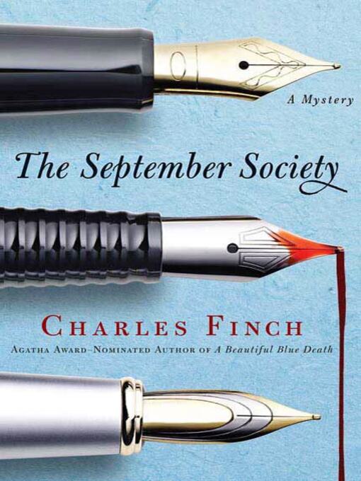 Title details for The September Society by Charles Finch - Wait list